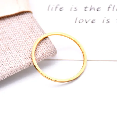 ARGENTA KINETIC | Minimalist Smooth Band Ring | Platinum Silver Finish