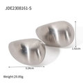 ARGENTA FLUX industrial minimalist 316L surgical stainless steel jewelry for techwear aesthetic, silver color, waterproof.
